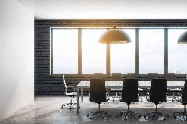 istock Contemporary conference room interior 1157010551