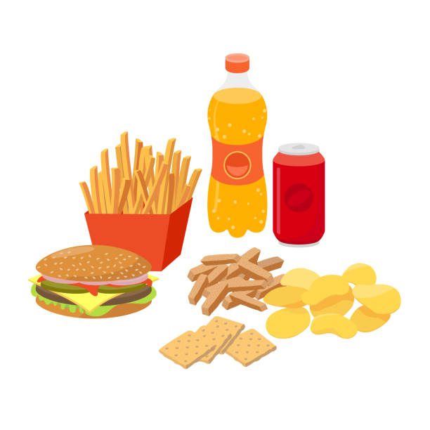 163 Salty Snack White Background Illustrations & Clip Art - iStock