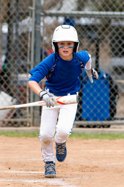 istock Baseball player leaving it all out on the field. 1157015580