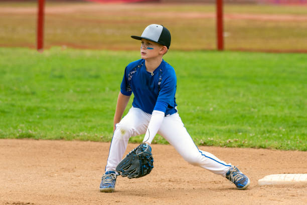 istock Baseball player leaving it all out on the field. 1157015586