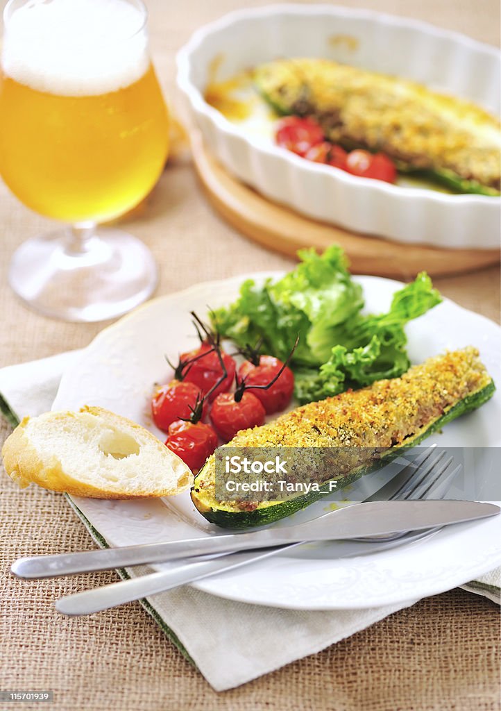 Gefüllte Zucchini - Lizenzfrei Gestopft Stock-Foto