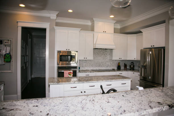 istock Modern New Construction home with vaulted ceilings 1157020278