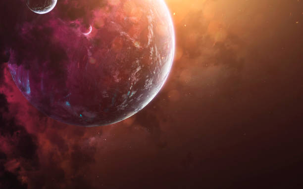 istock Colourful nebula in deep space, beautiful galaxies, planets, and stars. Elements of this image furnished by NASA 1157026093