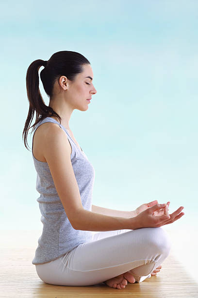 yoga stock photo