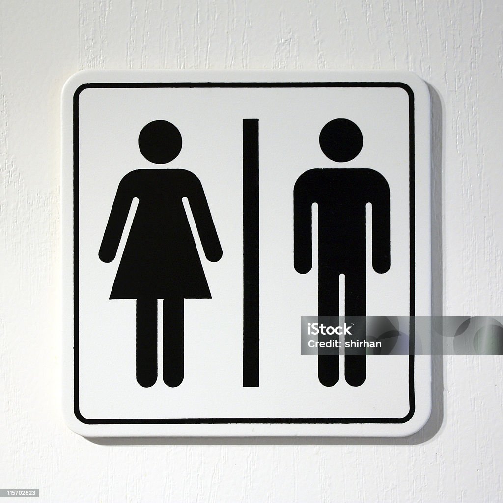 Toilet sign Standard Toilet Icon Restroom Sign Stock Photo