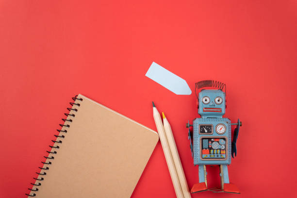 istock Vintage retro robot tin toy 1157035815