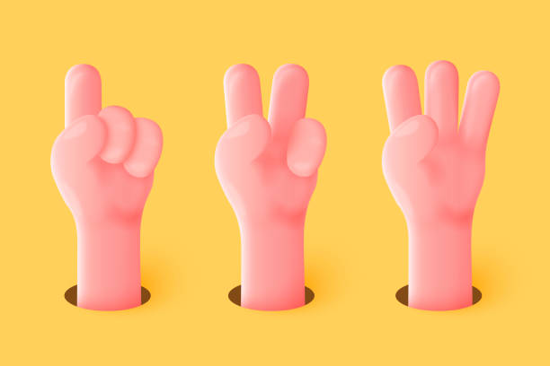 Cartoon Hand Sign One 3,600+ Number One Hand Sign Stock Illustrations, Royalty-Free Vector ...