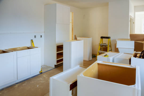 istock Home improvement kitchen view installed in a new kitchen cabinet 1157037628