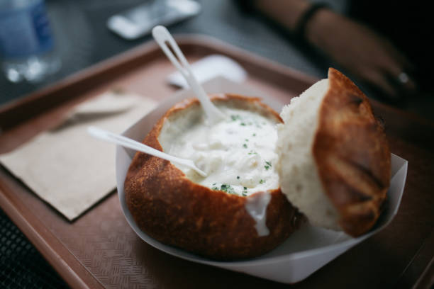 istock Traditional San Francisco clam chowder 1157039390