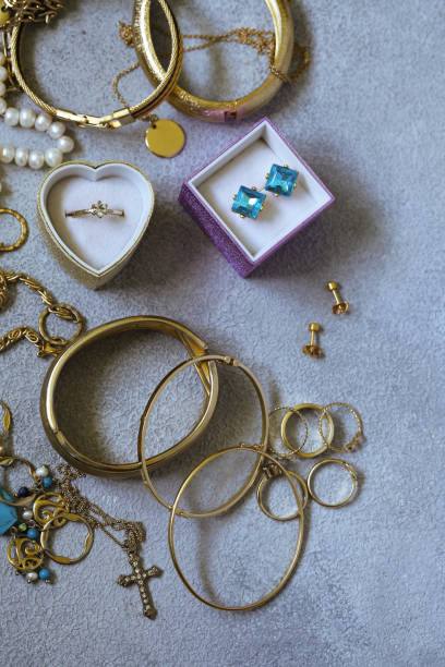 istock gold jewelery 1157040616