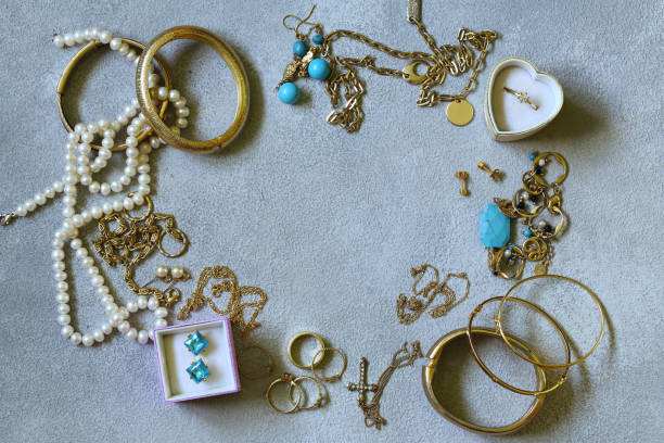 istock gold jewelery 1157040618