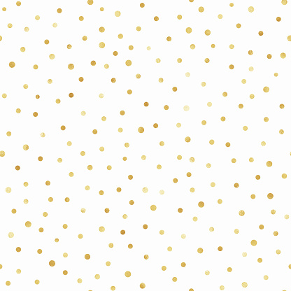 Gold confetti repeating pattern design