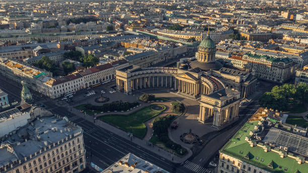 istock Kazansky cathedral in Saint-Petersburg 1157049404