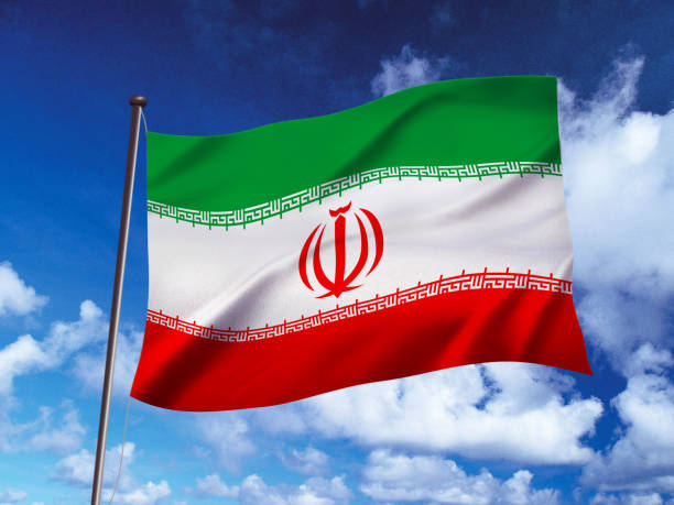istock iran flag fluttering in the wind,3D illustration 1157057775