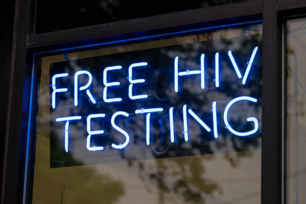 бесплатное тестирование на вич - aids test стоковые фото и изображения