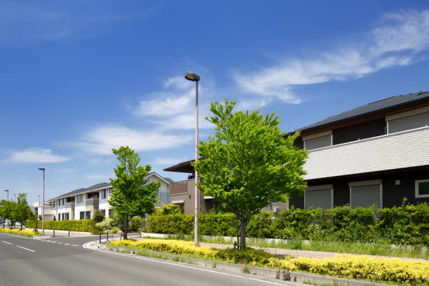 istock Residential area near Tokyo 1157068092