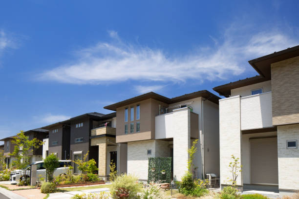 istock Residential area near Tokyo 1157068268