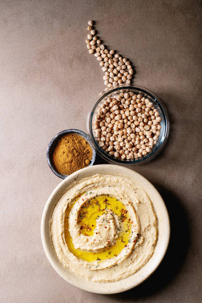istock Hummus with olive oil 1157069293