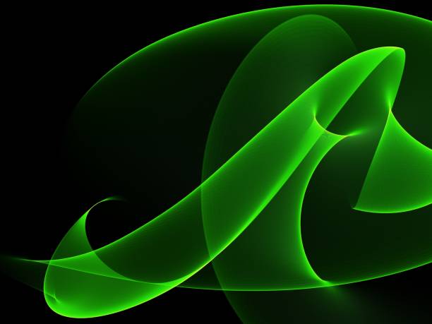 istock Abstract background, green waved lines for brochure, website, flyer design 1157071478