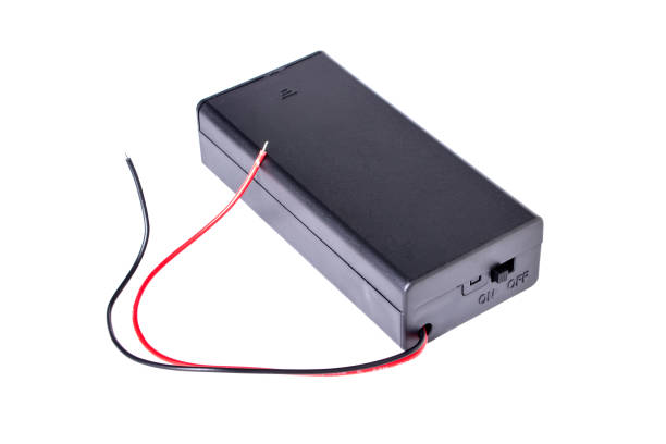 istock 2x 18650 Battery Holder Connector Storage Case Box ON OFF Switch isolated on white background 1157082673