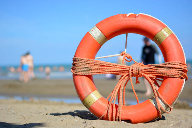 istock The traditional marine life preserver 1157085066
