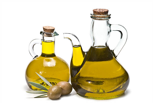 istock Two bottles of olive oil. 115708836