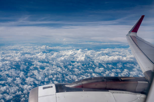 istock The view outside the airplane window 1157091932