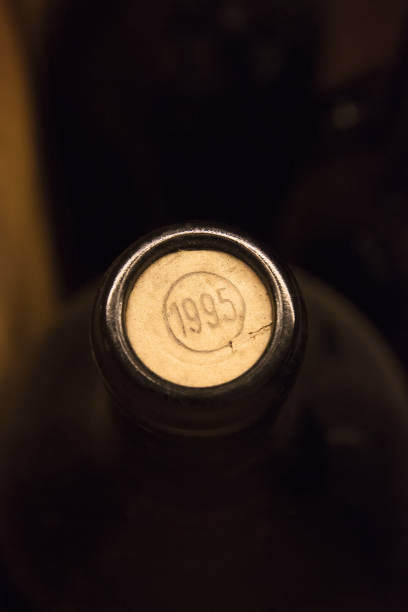 istock Wine bottle in a cellar, France. 1157093903