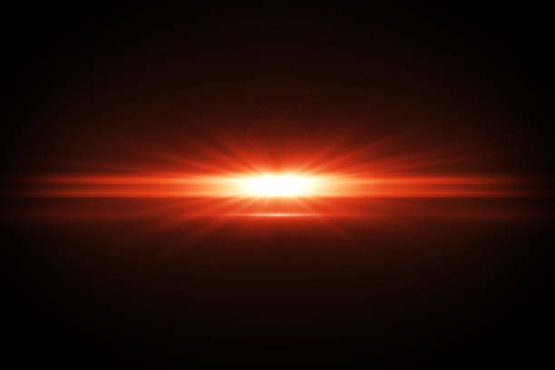 istock Lens Flare on black background 1157094334