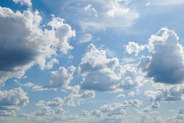 istock Bright sunny clouds, beautiful sky at day as background 1157098808
