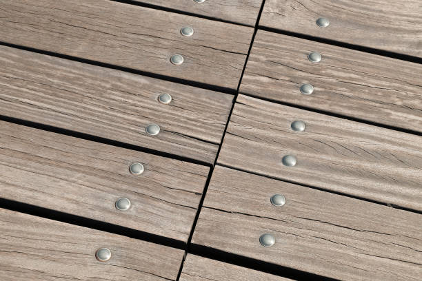 istock Wooden Floor (Outdoors) Copy space, perspective background 1157101054