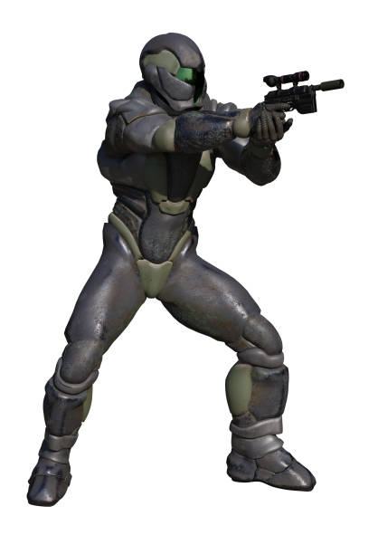 istock Future Marine in Corroded Body Armour 1157102525