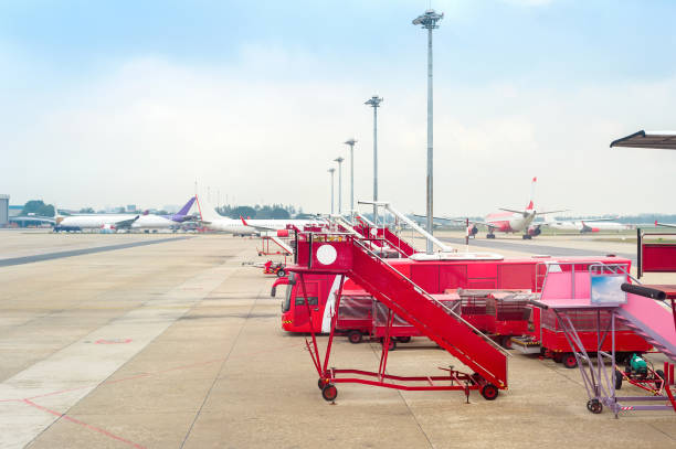 istock Kuala Lumpur airport, planes, equipment 1157103760