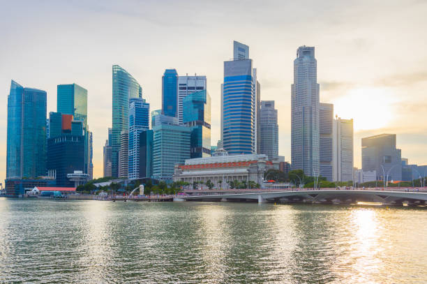 istock Singapore Downtown financial business skyline 1157103778