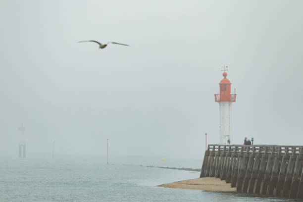istock Pier and lighthouse in the harbour 1157106136