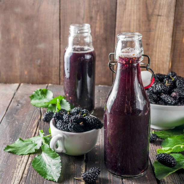 istock Mulberry Shrub, Juice or liqueur 1157108342