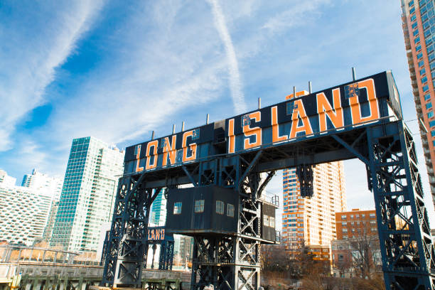 istock Long Island Sign Queens NYC 1157108421