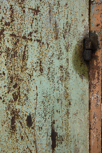 Old rusty door for background