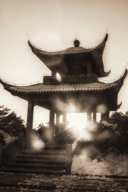 istock Temple on Mount Huangshan 1157117051