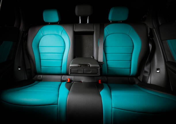 istock Modern sport car  red leather interior 1157121889