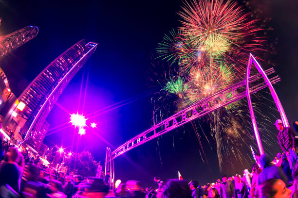 Fireworks at Surfers Paradise, Gold Coast, Australia