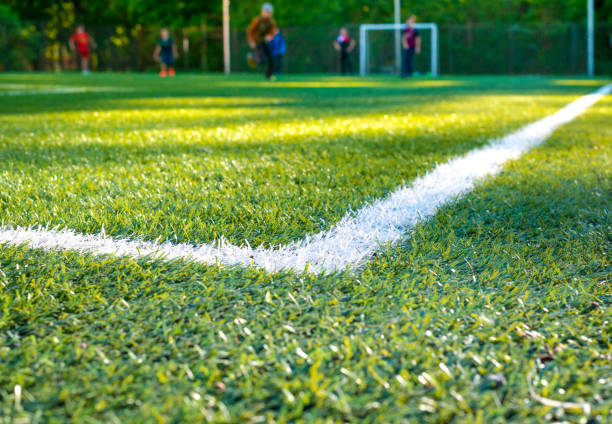 istock Corner of the soccer field 1157124312