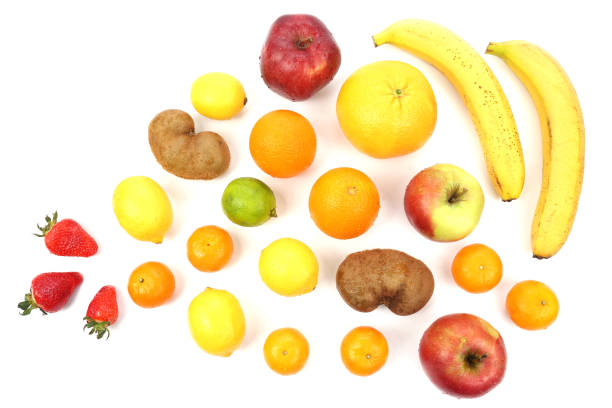 istock big set of different fruits on white background 1157124985