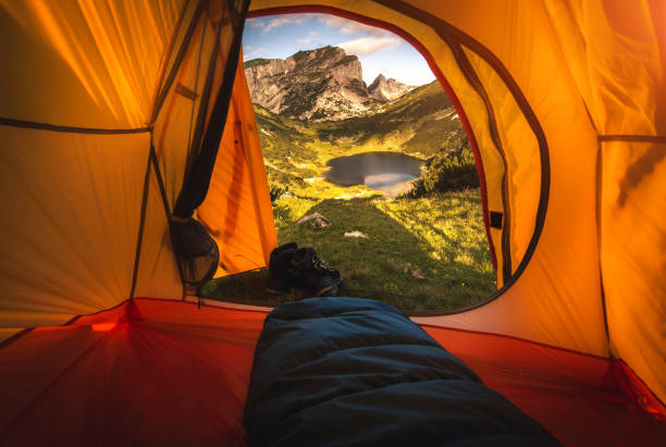 istock Tent in the mountains 1157127095