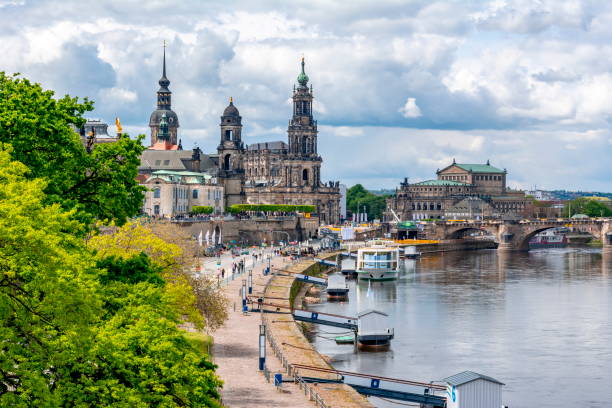 istock Dresden cityscape and Elbe river, Saxony, Germany 1157128530