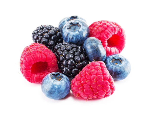 istock Fresh ripe berry on a white. 1157129588