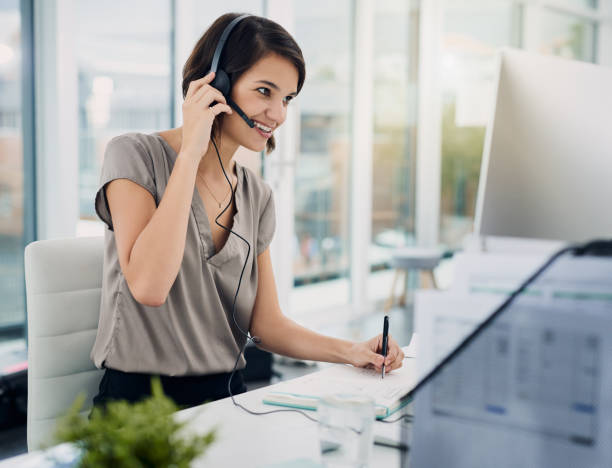 istock Yes, I'm listening and making note of it now 1157130872