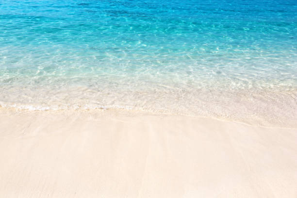 istock Wave of the sea on the sand beach. 1157133325