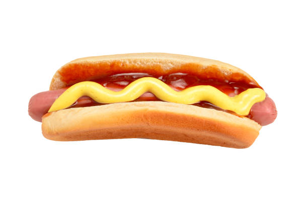 istock Hot dog isolated on white background. Copy space. 1157133781