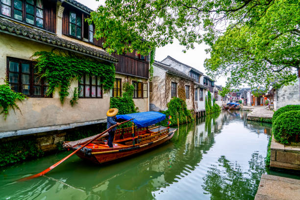 Residence in Zhouzhuang Ancient Town, Suzhou Residence in Zhouzhuang Ancient Town, Suzhou water town zhouzhuang china stock pictures, royalty-free photos & images